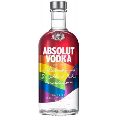 Absolut Rainbow 40% 1 l (holá láhev)