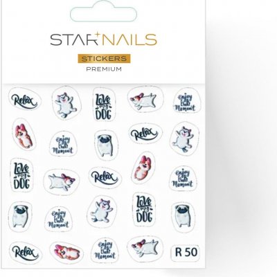 Nálepky na nehty 3D Premium samolepky R50 – Zbozi.Blesk.cz