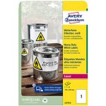 Avery Zweckform L4775-8 Odolné PET etikety 210x297mm 8 ks bílá – Zboží Dáma