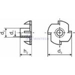 Matice narážecí M5 x 9 OBC Balení: 800 ks FJAPA05009A5K – Zboží Mobilmania