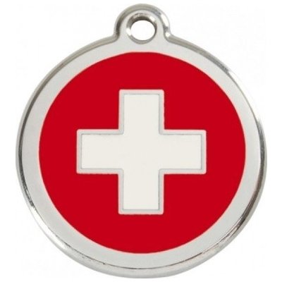 Red Dingo Známka švýcarský kříž velká – Zboží Mobilmania
