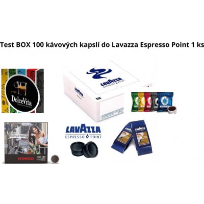 Nejkafe Test BOX 100 kávových kapslí do Lavazza Espresso Point – Hledejceny.cz
