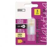 Emos LED žárovka Classic JC G9 4,2W teplá bílá – Zboží Živě