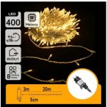 Aigostar LED Venkovní vánoční řetěz 400xLED/6W/230V 20m IP44 teplá bílá B10303ABLZ – Zboží Mobilmania