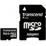 Transcend microSDHC 8 GB Class 10 TS8GUSDHC10 – Zbozi.Blesk.cz