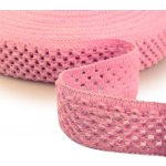 Guma pletená 5 cm růžová – Zboží Mobilmania