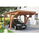 Konsta Přístřešek na auto 304 x 500 cm dub světlý – Zbozi.Blesk.cz