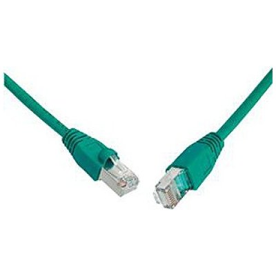 Solarix C6-315GR-1MB patch CAT6 SFTP PVC, 1m, zelený – Zboží Živě