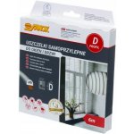 Vorel TO-76752 Těsnění do oken a dveří samolepící 9 x7,4 mm TYP D 6 m bílé – Hledejceny.cz