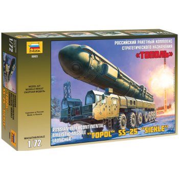 Zvezda Ballistic Missile Launcher SS 25 Topol 5003 1:72