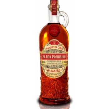 El Ron Prohibido Habanero 12y 40% 0,7 l (holá láhev)