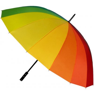 Impliva Maxi Golfový větruodolný deštník Rainbow – Zboží Dáma
