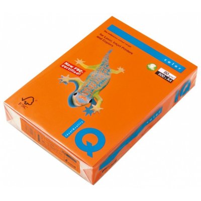 Kancelářský papír A4 IQ Intenzivní OR43 Orange 80 g 500l. Mondi – Sleviste.cz