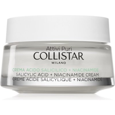 Collistar Attivi Puri Salicylic Acid + Niacinamide čisticí krém s kyselinou salicylovou 50 ml