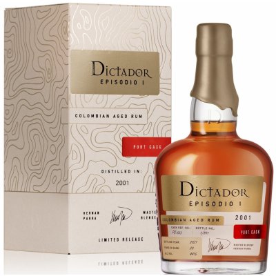 Dictador Episodio I Port cask 2001 20y 44% 0,7 l (karton) – Zbozi.Blesk.cz