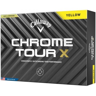 Callaway Chrome Tour X 24 žluté 3 ks – Hledejceny.cz