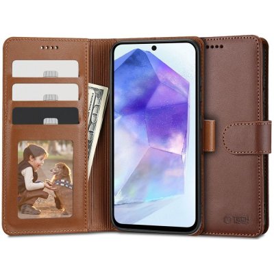 TECH-PROTECT WALLET SAMSUNG GALAXY A55 5G hnědé – Zboží Mobilmania