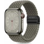 Tech-Protect Nylon Mag na Apple Watch 42 / 44 / 45 / 49 mm, olivově šedý TEC312788 – Sleviste.cz