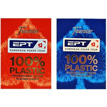 Fournier EPT 100% Plastic Modrá