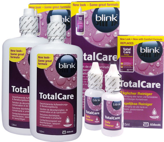 Abbott Total Care 4 x 120 ml a čistič 30 ml