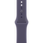 Apple Watch Series 11 (46mm) Stříbrný hliník s mlžně fialovým sportovním řemínkem S/M MEV94MP/A – Zboží Živě