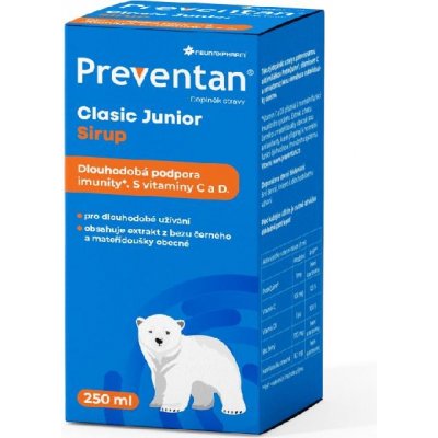 Preventan Clasic Junior Sirup 250 ml