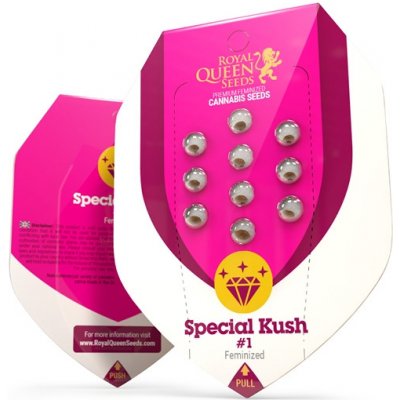 Royal Queen Seeds Special Kush #1 semena neobsahují THC 1 ks – Sleviste.cz
