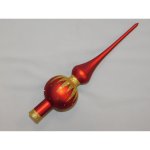 ORNEX Vánoční ozdoba skleněná špice rampouchy červená 280 mm – Hledejceny.cz