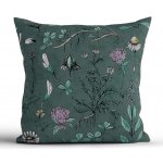 MKLuzkoviny.cz bavlna Renforcé Herbář tmavě zelený 40 x 40 cm – Zboží Mobilmania