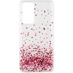 Soft gelový obal na mobil Huawei P40 - srdíčka – Zboží Živě