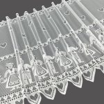 Vitrážová žakárová záclona 1540-7, výška 40,60 cm, metráž – Hledejceny.cz
