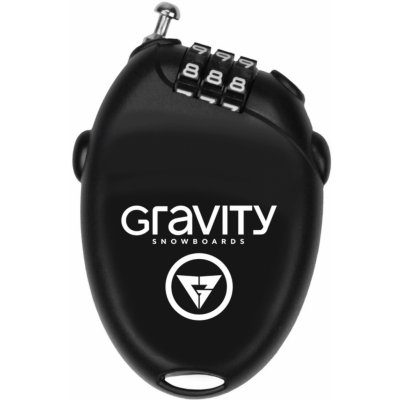 Gravity SNB Lock Black zámek na snowboard