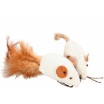 Zolux myš bílá textil 2 x 4 cm – Zboží Dáma