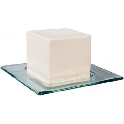 Hanna Maria Keramická kostka pro aplikaci éterických olejů VELKÁ 7 x 7cm + sklo – Zboží Dáma