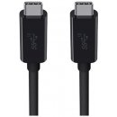 Belkin F2CU030bt1M-BLK Superspeed USB 3.1 USB-C na USB-C, 1m, černý