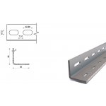 Děrovaný L profil pozinkovaný 35x35x2 – Hledejceny.cz