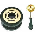 Amparo Miranda® Sada dřevěného stojánku a pečetní lžičky, Barva Zelená – Hledejceny.cz