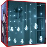 ISO 11347 Světelný závěs koule 108 LED 3.6W studená bílá 14781 – Hledejceny.cz