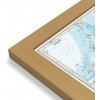 Nástěnné mapy National Geographic Japonsko - nástěnná mapa Classic 63 x 73 cm Varianta: mapa v dřevěném rámu, Provedení: Pegi jádro ořechu