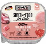 MAC's Kitten krůtí kachní a hovězí maso 16 x 100 g – Zboží Mobilmania