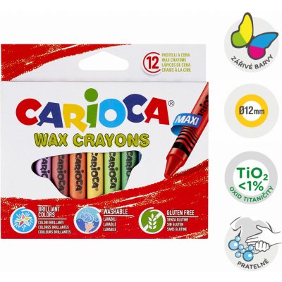 Carioca voskovky maxi 12 ks – Sleviste.cz