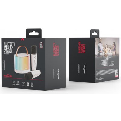 Karaoke set MAXLIFE MXKS 200 Pink – Zboží Mobilmania