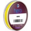 Rybářské lanko Delphin šňůra Hero 8 Fluo žlutá 15m 0,14mm