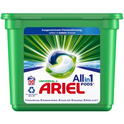 Ariel Universal+ kapsle 20 PD – Hledejceny.cz