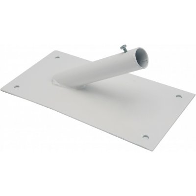 Držák na vlajku - velký II - Jednoramenný bílý – Zboží Mobilmania