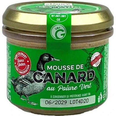 Gourmet Partners Kachní pěna se zeleným pepřem ve skle 90 g – Hledejceny.cz