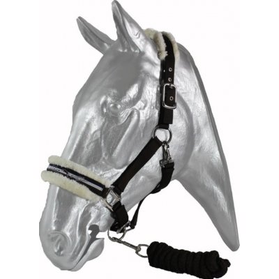 KenTaur Ohlávka s vodítkem beránek hnědá modrá – Zbozi.Blesk.cz