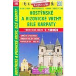 Hostýnské a Vizovické vrchy Bílé Karpaty mapa 1:100 000 č. 222 – Hledejceny.cz