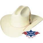 Stars and Stripes Westernový bílý klobouk Cattleman – Zbozi.Blesk.cz