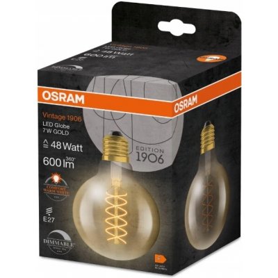 Osram Vintage LED žárovka DIM48 7W/2200K E27 – Hledejceny.cz